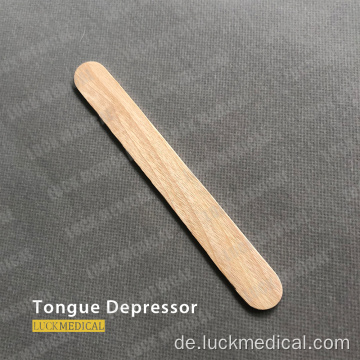 Einweg -Holzzunge Depressor